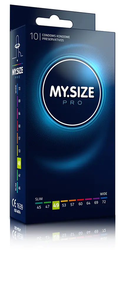 ⁨MY.SIZE PRO Condoms prezerwatywy 49mm 10szt⁩ w sklepie Wasserman.eu