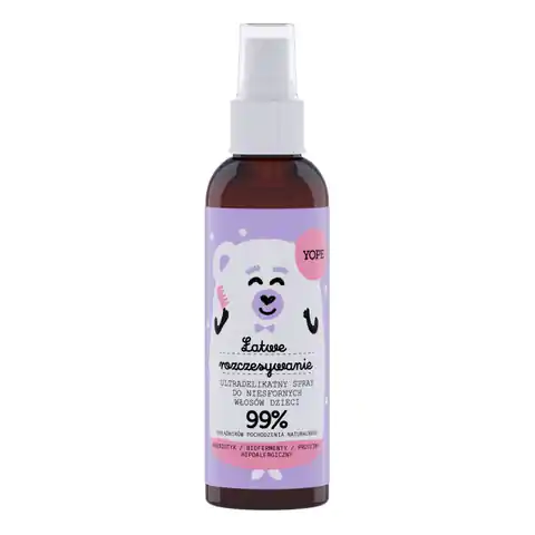 ⁨Yope Ultradelikatny spray ułatwiający rozczesywanie włosów dzieci 150ml⁩ w sklepie Wasserman.eu