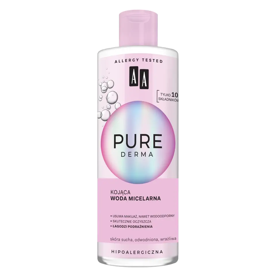 ⁨AA Pure Derma Kojąca Woda Micelarna⁩ w sklepie Wasserman.eu