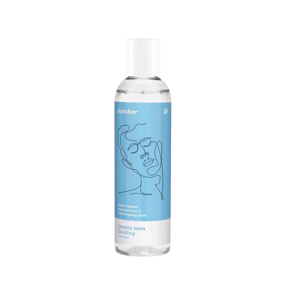 ⁨Satisfyer Gentle Men Cooling Lubricant chłodzący lubrykant na bazie wody 300ml⁩ w sklepie Wasserman.eu