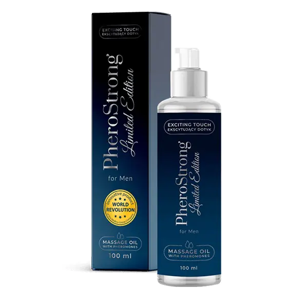 ⁨PheroStrong Limited Edition For Men Massage Oil With Pheromones massage oil with pheromones 100ml⁩ at Wasserman.eu