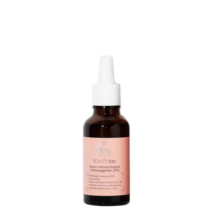 ⁨Miya Cosmetics BEAUTY Lab strengthening serum with phytocollagen 5% 30ml⁩ at Wasserman.eu