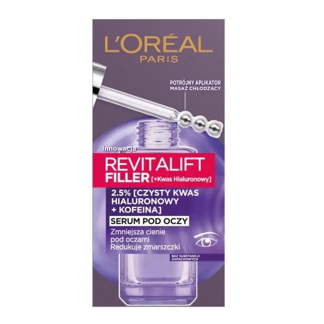 ⁨Loreal REVITALIFT FILLER [HA] Wrinkle Reducing Eye Serum 20ml⁩ at Wasserman.eu