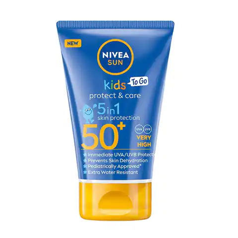 ⁨Nivea Sun Kids Protect Care sun protection lotion for children SPF50+ 50ml⁩ at Wasserman.eu
