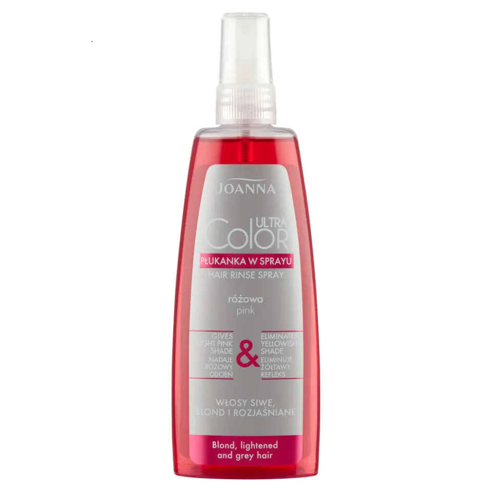 ⁨Joanna Ultra Color System Hair rinse pink spray 150ml⁩ at Wasserman.eu