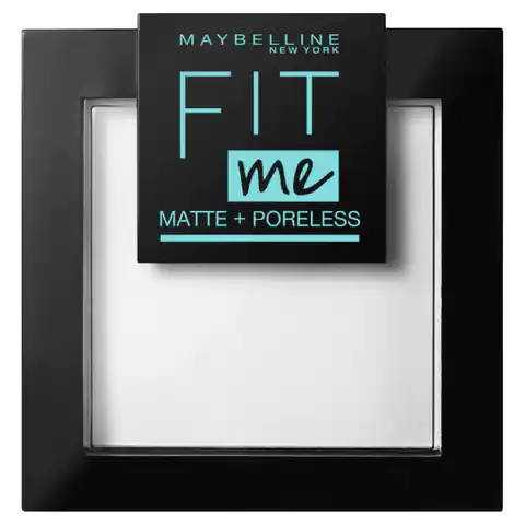 ⁨Maybelline Fit Me Matte Poreless Pressed Powder Mattifying Face Powder Compact 090 Translucent 9g⁩ at Wasserman.eu