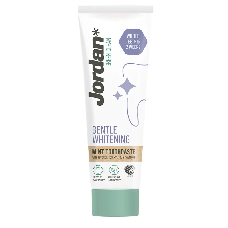 ⁨Jordan Green Clean Gentle Whitening Mint Toothpaste ekologiczna pasta do zębów delikatnie wybielająca 75ml⁩ w sklepie Wasserman.eu