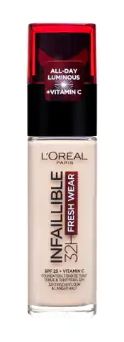 ⁨L'Oréal Paris  płynny podkład  110 Rose Vanilla Infaillible 32H Fresh Wear SPF25  30 ml (W)⁩ w sklepie Wasserman.eu