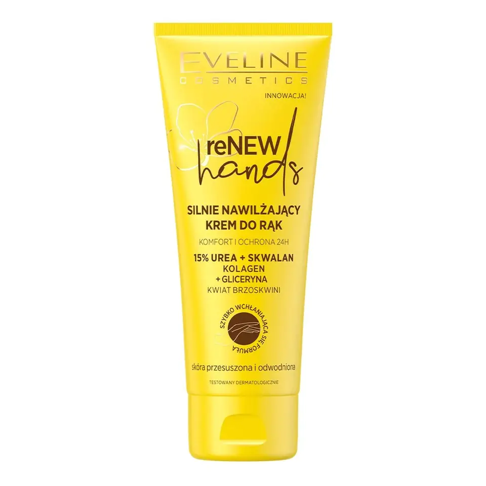 ⁨Eveline Cosmetics Renew Hands silnie nawilżający krem do rąk 75ml⁩ w sklepie Wasserman.eu