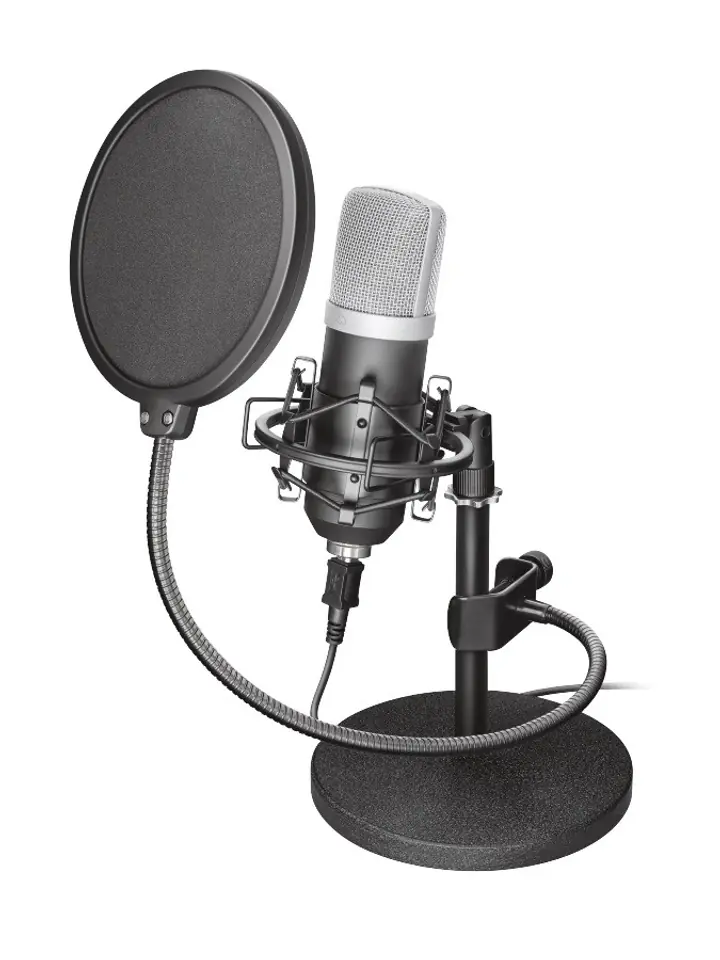 ⁨Trust 21753 microphone Black Studio microphone⁩ at Wasserman.eu