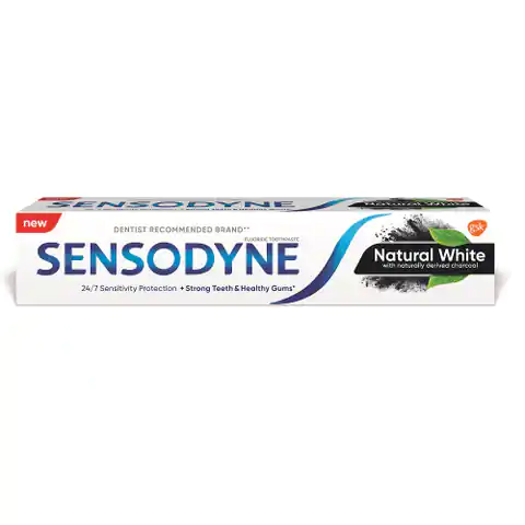 ⁨GSK Sensodyne Toothpaste Natural White 75ml⁩ at Wasserman.eu