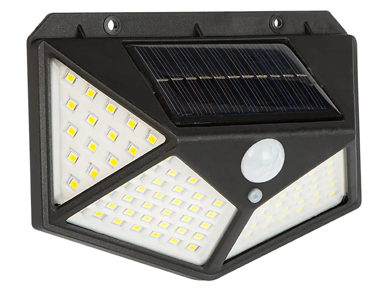 ⁨87-520# Lampa ścienna solarna led pir⁩ w sklepie Wasserman.eu