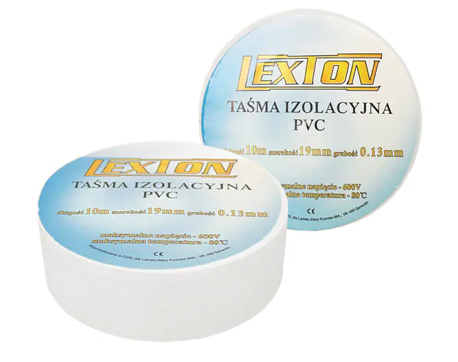 ⁨Insulation tape Lexton white 25m⁩ at Wasserman.eu