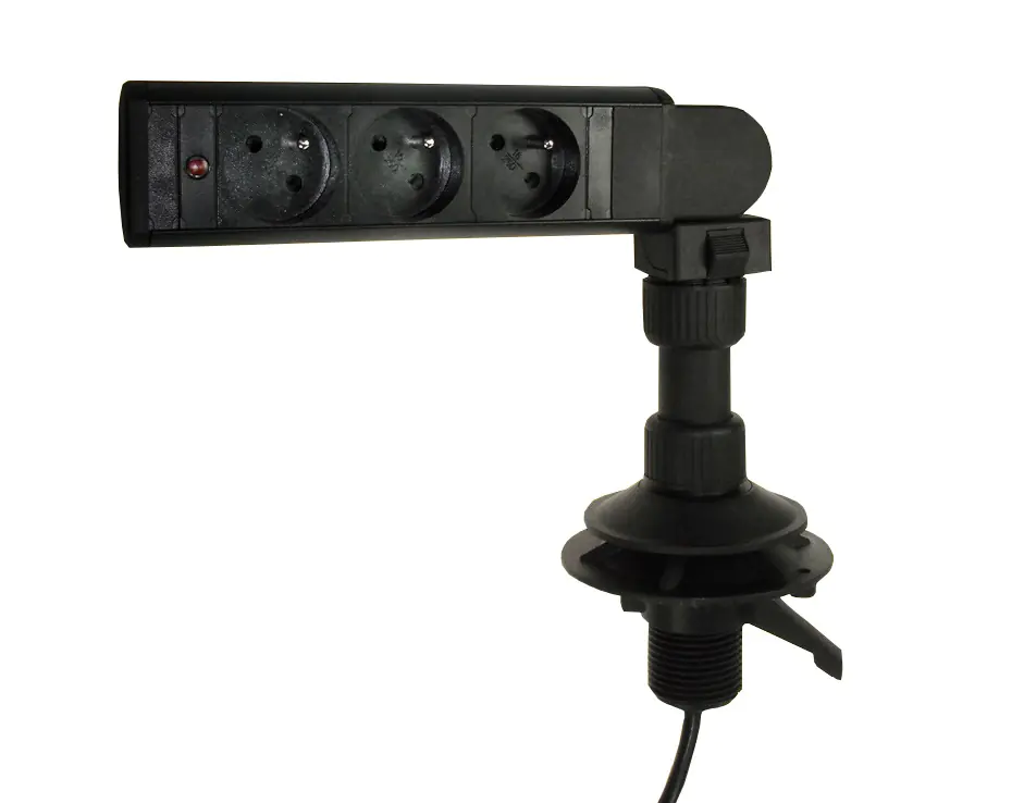 ⁨Power strip 3 AC sockets KADE - articulated⁩ at Wasserman.eu