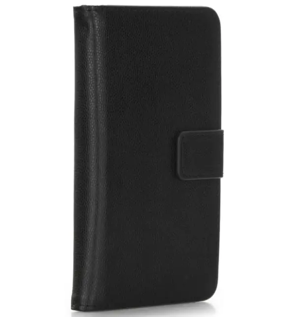 ⁨Etui Book Uniwersalne 4,8" - 5,3" czarny /black⁩ w sklepie Wasserman.eu