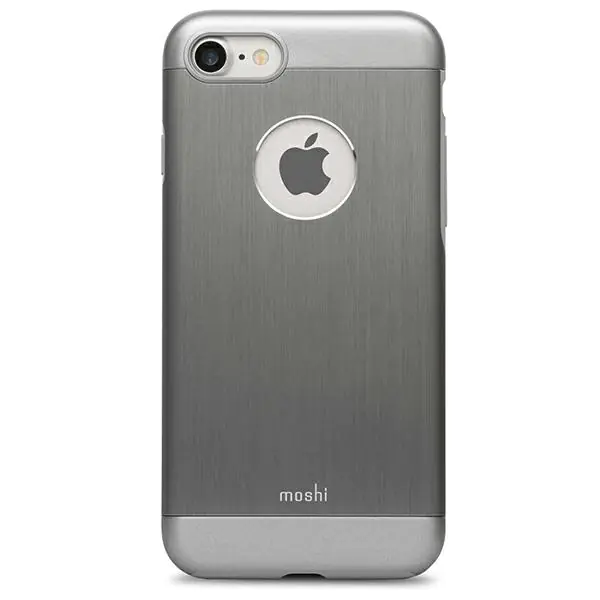 ⁨Moshi iGlaze Armour Case iPhone 7/8/SE 2020 / SE 2022 gray/gun metal 27233⁩ at Wasserman.eu