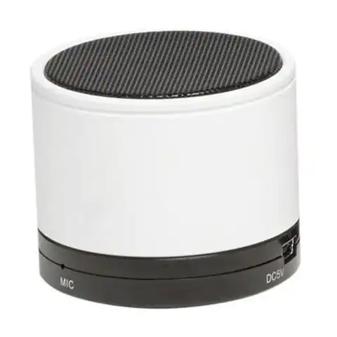 ⁨Głośnik Bluetooth multimedialny biały 3W⁩ w sklepie Wasserman.eu