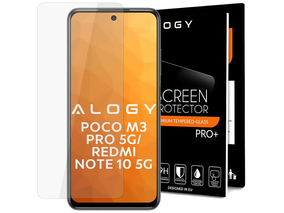 ⁨Szkło hartowane 9H Alogy na ekran do Xiaomi Poco M3 Pro 5G/ Redmi Note 10 5G⁩ w sklepie Wasserman.eu