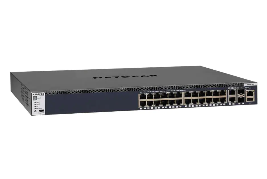 ⁨Netgear M4300-28G Managed L3 Gigabit Ethernet (10/100/1000) 1U Black⁩ at Wasserman.eu