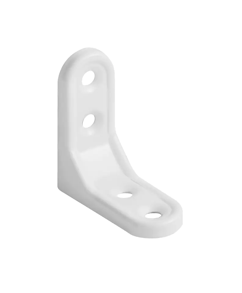 ⁨STEEL BRACKET SMALL 50*50MM WHITE⁩ at Wasserman.eu