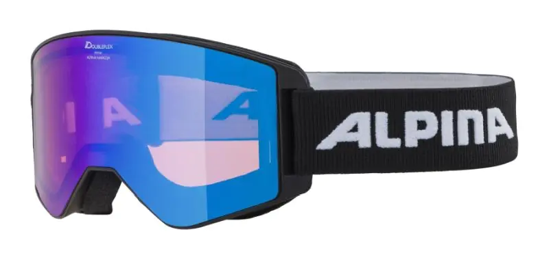 ⁨Alpina M40 NARKOJA HM Winter Sports Goggles Black, Blue Unisex⁩ at Wasserman.eu