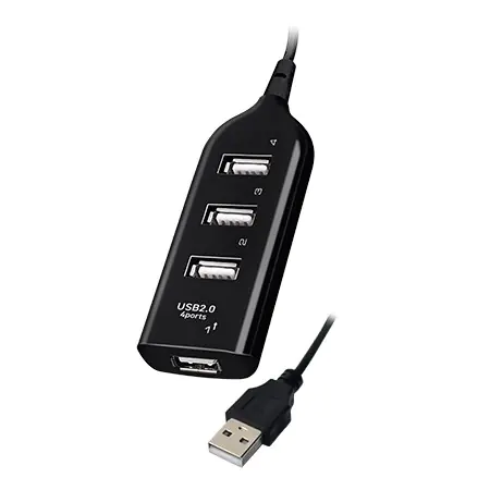 ⁨Vakoss TC-234UX interface hub USB 2.0 Black⁩ at Wasserman.eu