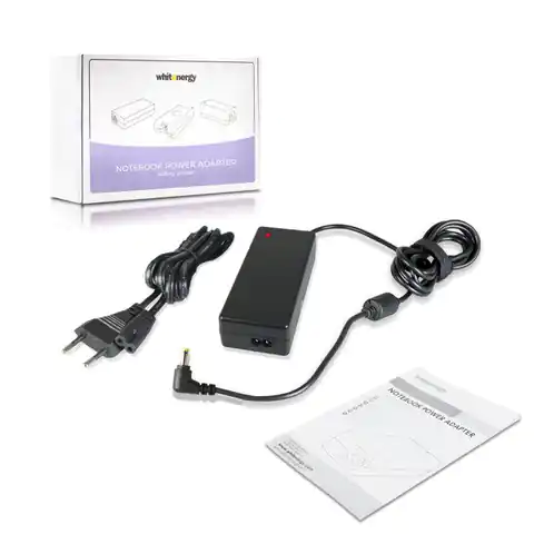 ⁨Whitenergy AC Power Adapter Laptop Charger 19V 3.16A 60W 5.5x2.5mm⁩ at Wasserman.eu