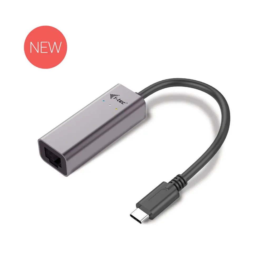 ⁨USB C Metal Gigabit Ethernet adapter, 1x USB-C to RJ-45⁩ at Wasserman.eu