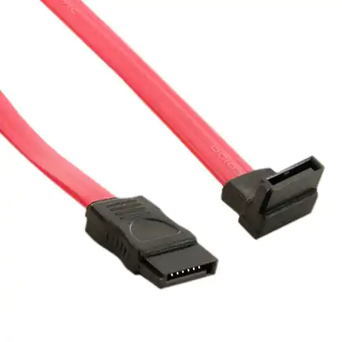 ⁨4World HDD Cable| SATA 3|7pin SATA(F) left-angled|7pin SATA(F)|600mm⁩ at Wasserman.eu