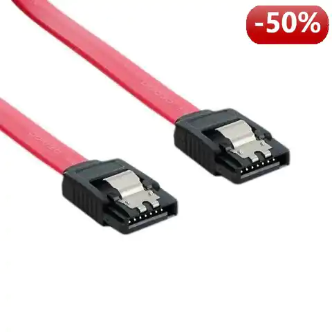 ⁨4World HDD Cable| SATA 3|7pin SATA (F) latch|7pin SATA (F) latch|198mm⁩ at Wasserman.eu