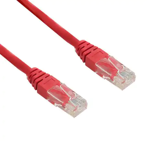⁨4World Kabel Sieciowy CAT 5e UTP 15m|czerwony⁩ w sklepie Wasserman.eu