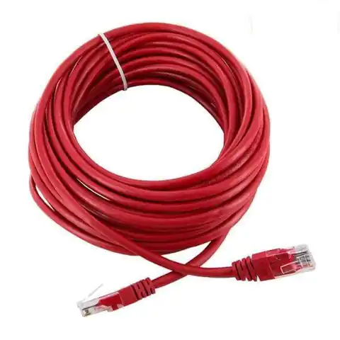 ⁨4World Network Cable CAT 5e UTP 10m|red⁩ at Wasserman.eu