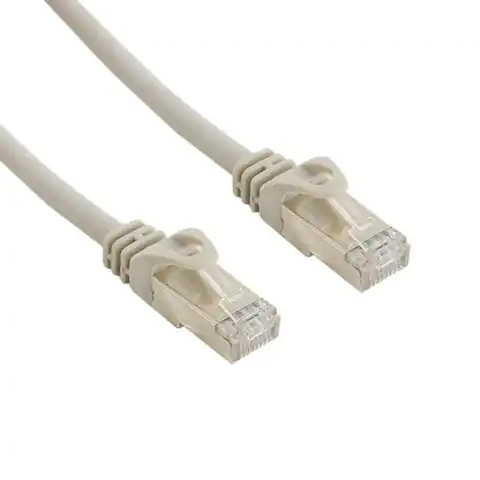 ⁨4World RJ45 Patch Cord Cat. 6, FTP cable, 10m|gray⁩ at Wasserman.eu
