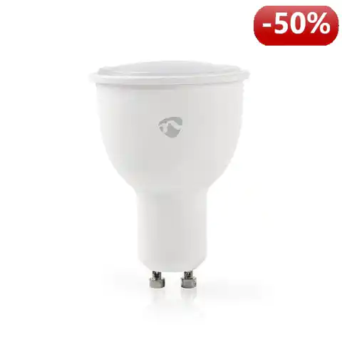 ⁨Nedis WiFi Smart LED Żarówka  | Pełen kolor i ciepła biel | GU10⁩ w sklepie Wasserman.eu