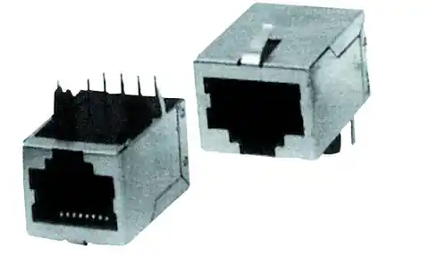 ⁨TEL0012 RJ45 socket in PCB screen⁩ at Wasserman.eu