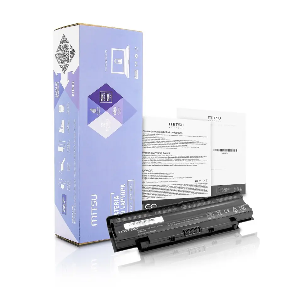 Battery for Dell 13R, 14R, 15R 4400 mAh (49 Wh) 10.8 - 11.1 Volt at Wasserman.eu