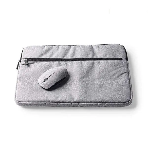 ⁨Nedis Notebook Case Kit and Mouse | 15 - 16" | 1600 dpi mouse | 210D Polyester | grey⁩ at Wasserman.eu