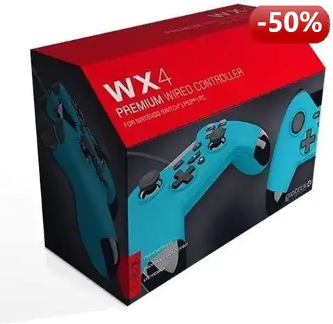 ⁨WX-4 WIRED Controller Nintendo Switch Blue⁩ w sklepie Wasserman.eu