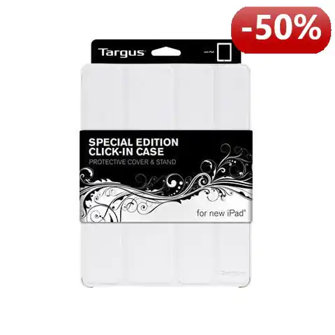 ⁨Targus Special Edition Click In Case for iPAD3 white⁩ at Wasserman.eu