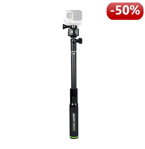⁨DigiPower Dynamiczny kijek do selfie z powerbankiem dla GoPro Hero 4, 3+ & 3 5200mAh bateria 10h⁩ w sklepie Wasserman.eu