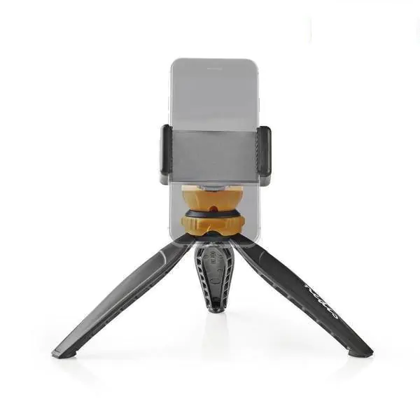 ⁨Phone Tripod stand Max. 1,5kg 16cm color: black - orange⁩ at Wasserman.eu