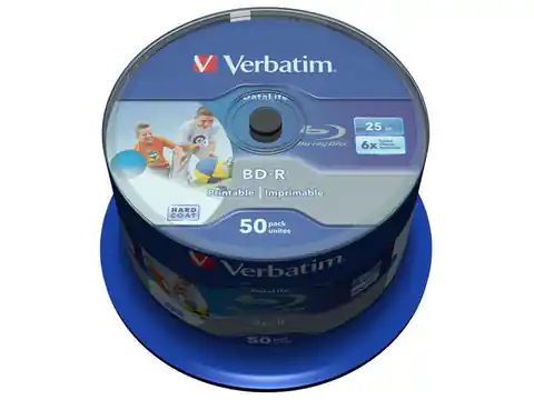⁨BD-R 6x 25GB 50P CB DataLife Printable 43812⁩ w sklepie Wasserman.eu