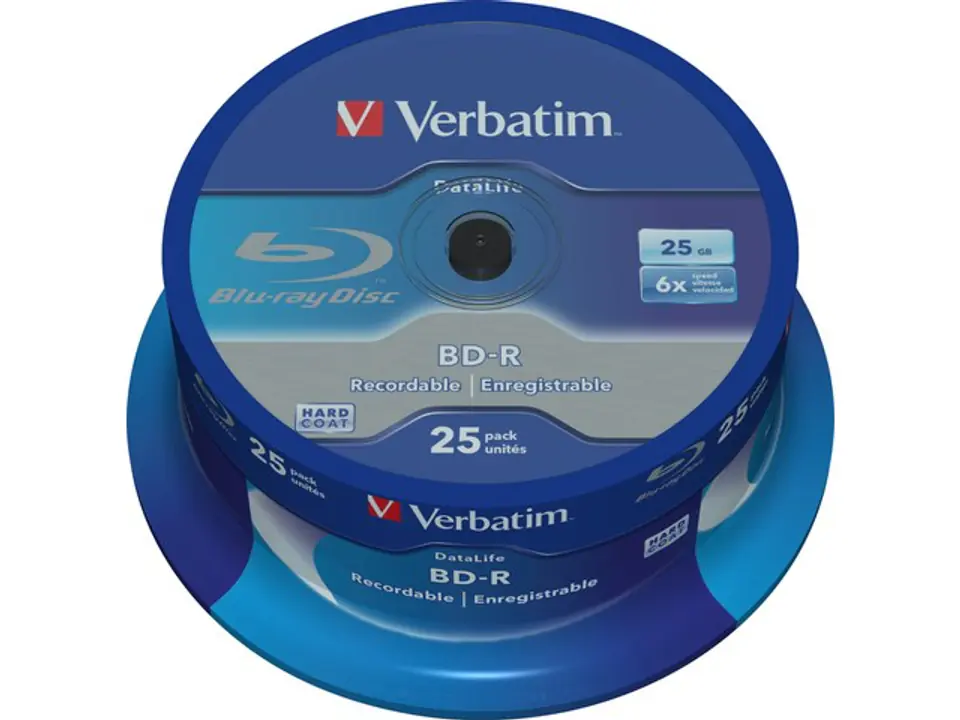 BD-R 6x 25GB 25P CB DataLife 43837 at Wasserman.eu