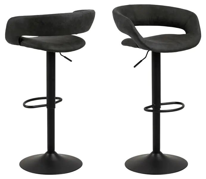 ⁨Bar stool Grace grey⁩ at Wasserman.eu