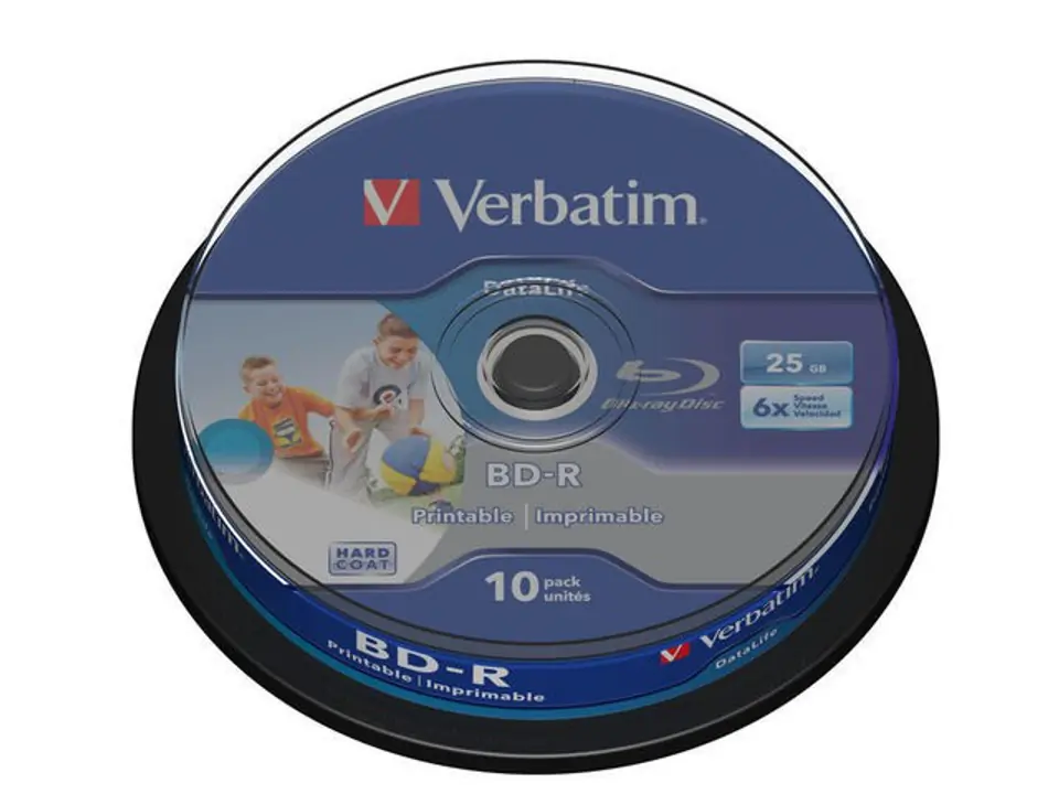 BD-R 6x 25GB 10P CB DataLife Printable 43804 at Wasserman.eu