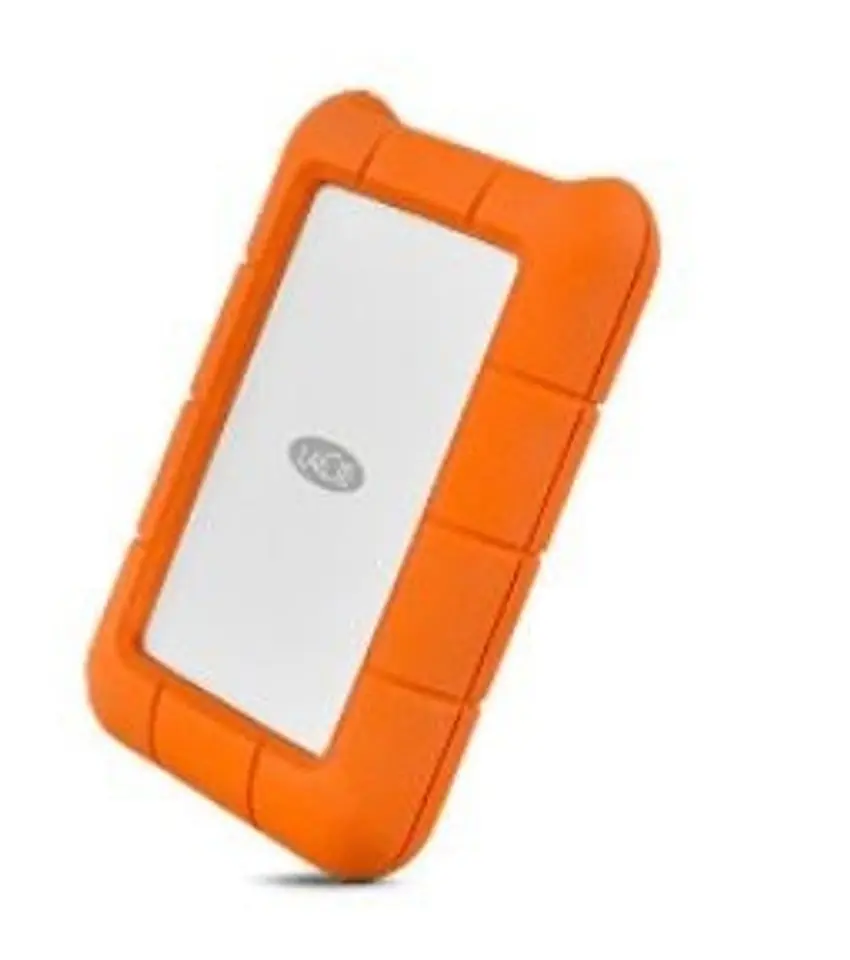 ⁨LaCie 1 TB Rugged USB-C External Hard Drive, Orange⁩ at Wasserman.eu