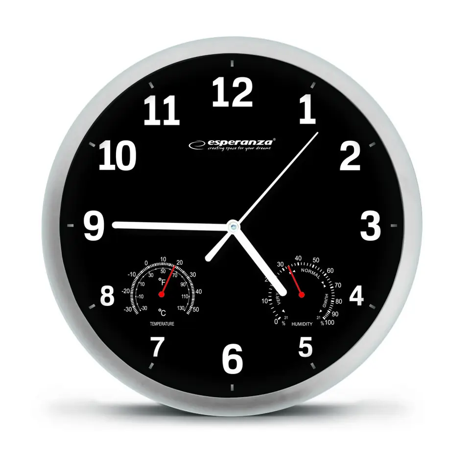 WALL CLOCK LYON BLACK at Wasserman.eu