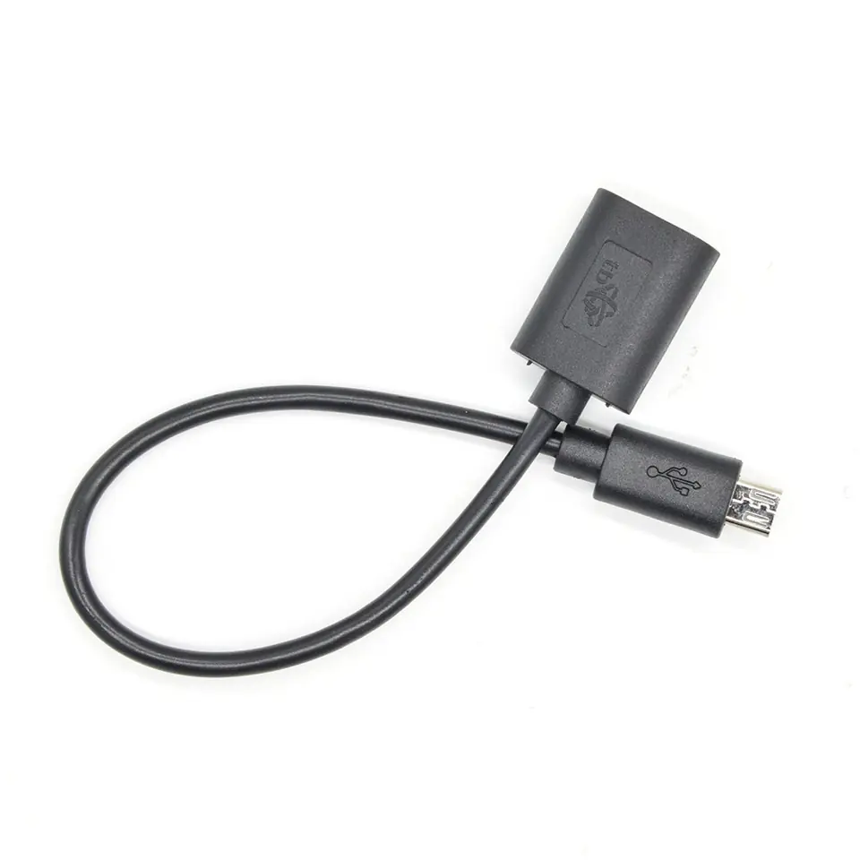 ⁨Cable OTG 15cm black⁩ at Wasserman.eu