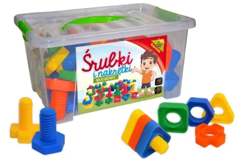 ⁨BOLTS AND NUTS 48 PIECES CREATIVE PLAY⁩ at Wasserman.eu