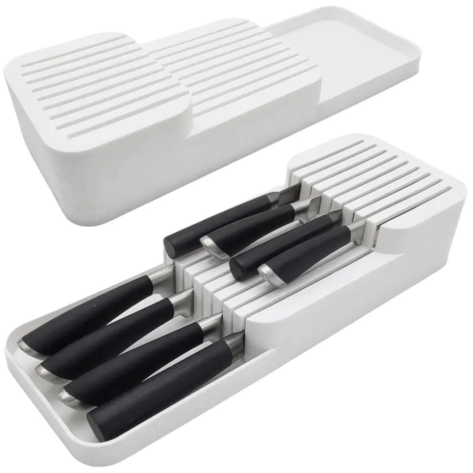 ⁨KNIFE ORGANIZER BLOCK DRAWER INSERT white⁩ at Wasserman.eu